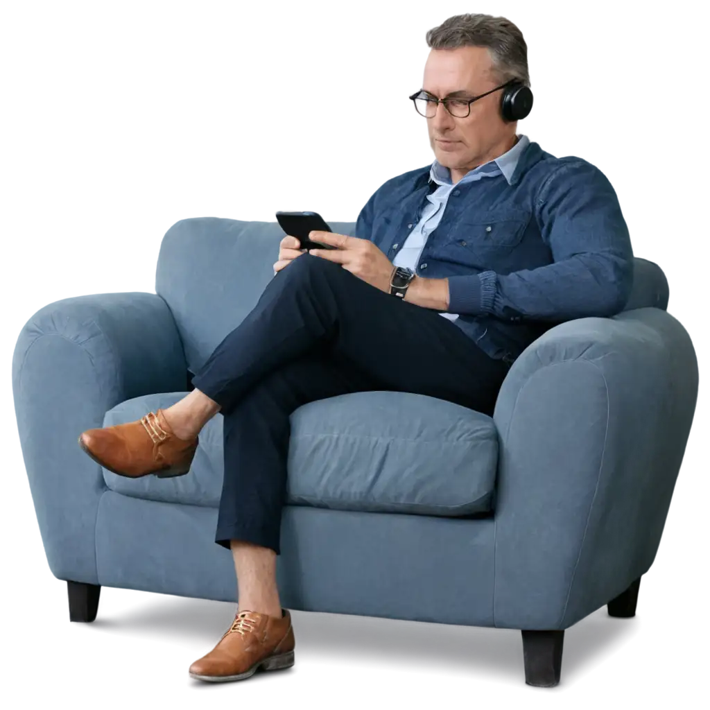 HighQuality-PNG-Image-of-a-Man-Sitting-on-a-Sofa-Using-a-Mobile-Device