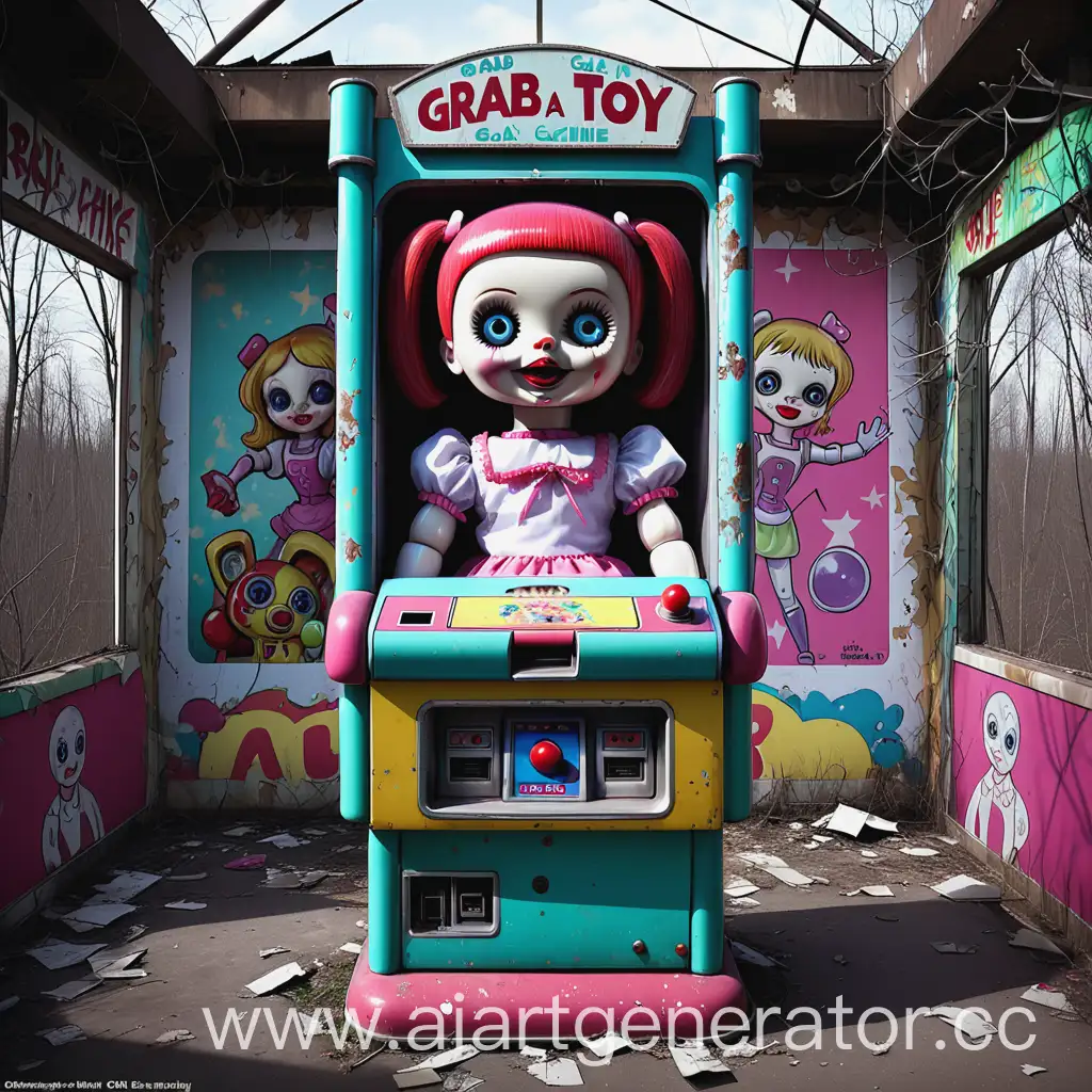 Abandoned-Amusement-Park-Game-Evil-Doll-and-Toy-Grabbing-Adventure