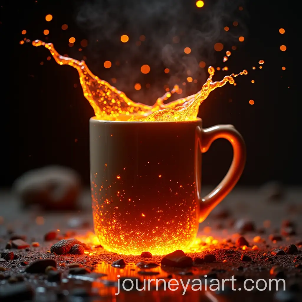 Mug-with-Splashing-Lava-in-Action