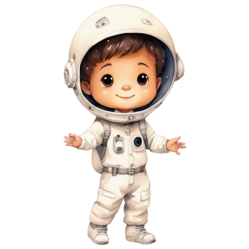 PNG-Image-of-Baby-Cute-Boy-Astronaut-in-Watercolor-Style