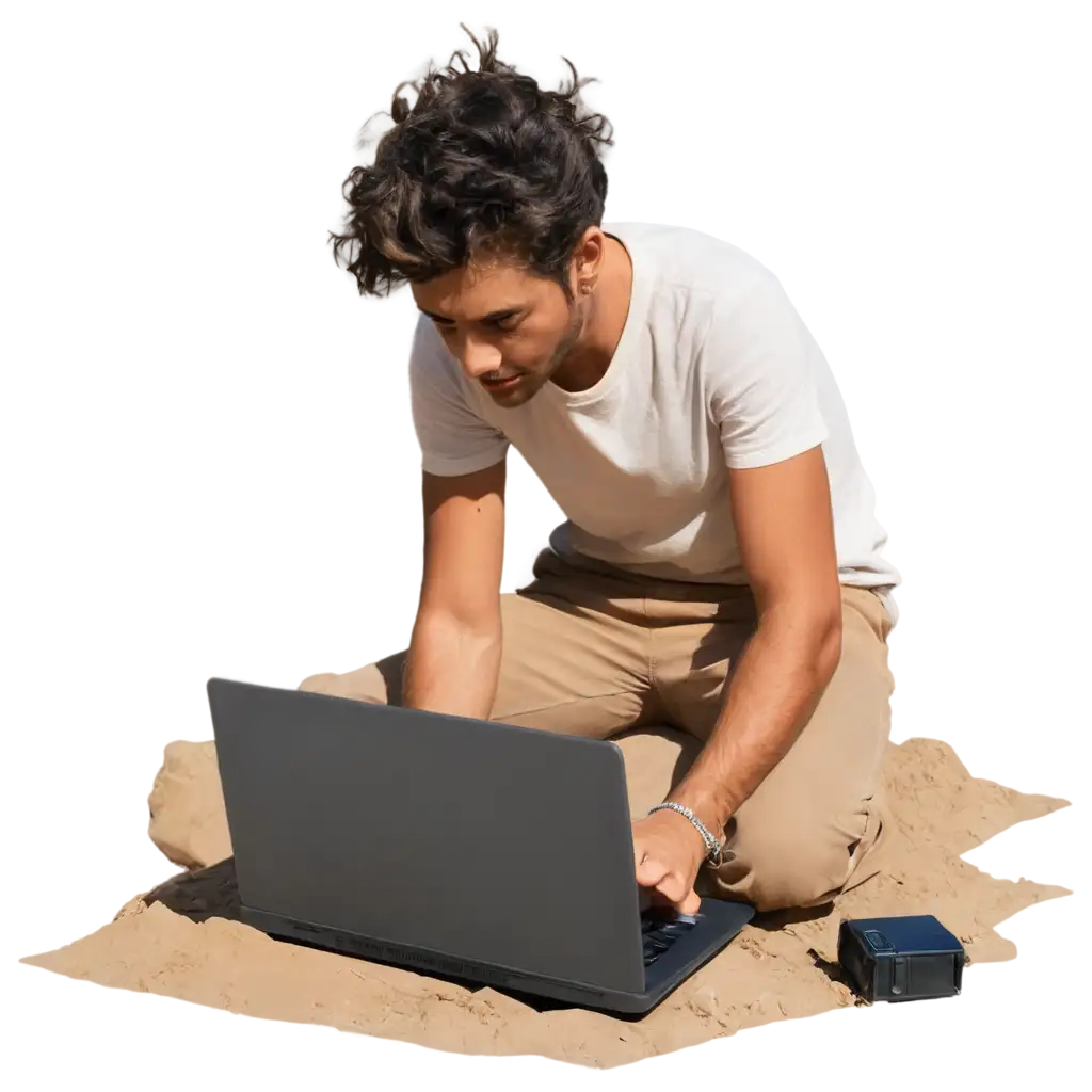 HighQuality-PNG-Image-of-a-Human-Repairing-a-Laptop-in-a-Desert-Setting