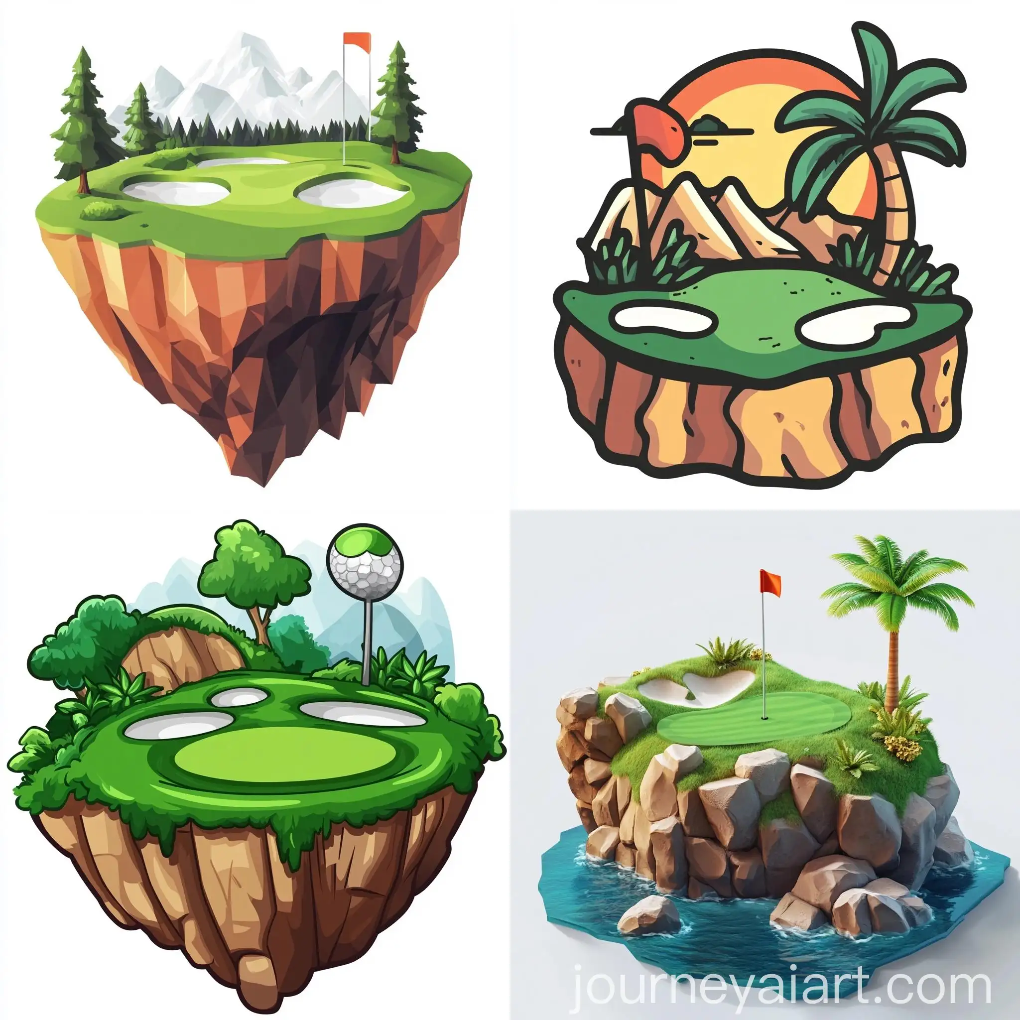 Luxurious-Logo-Design-for-Adventure-Golf-with-Balanced-Composition