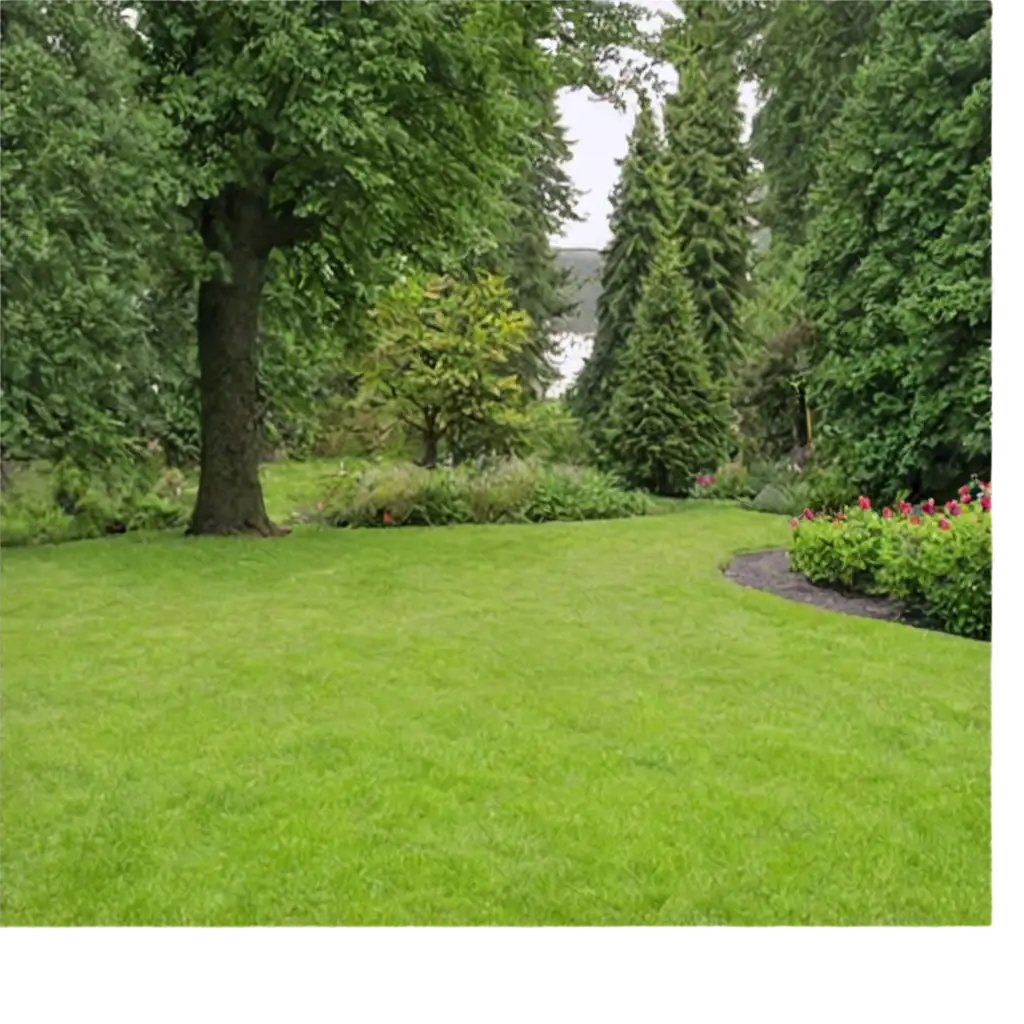 HighQuality-Garden-with-Trees-PNG-Image-for-Diverse-Applications