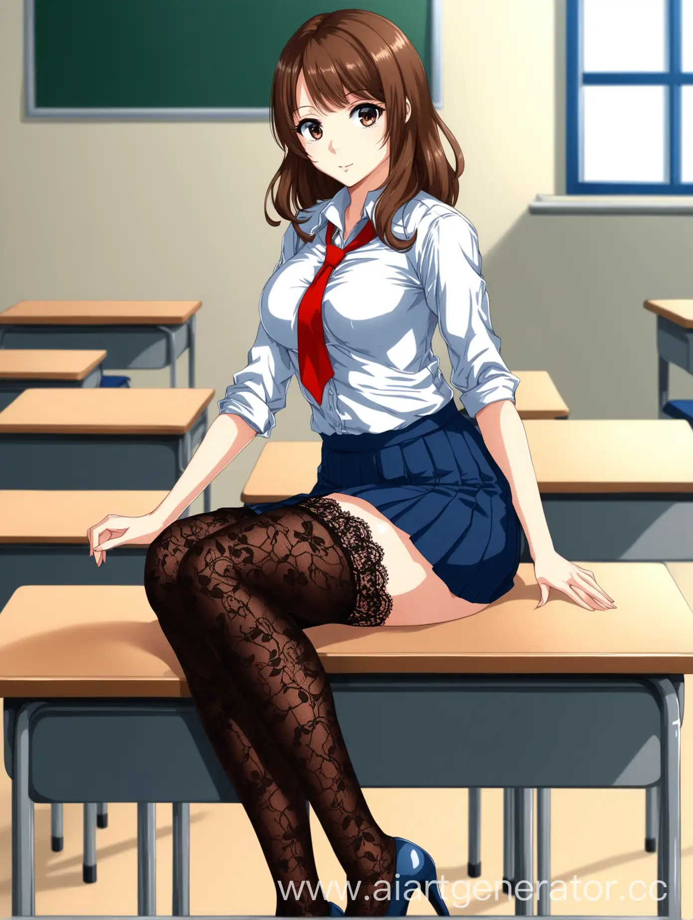 Anime-Style-Teacher-Sitting-on-School-Classroom-Table