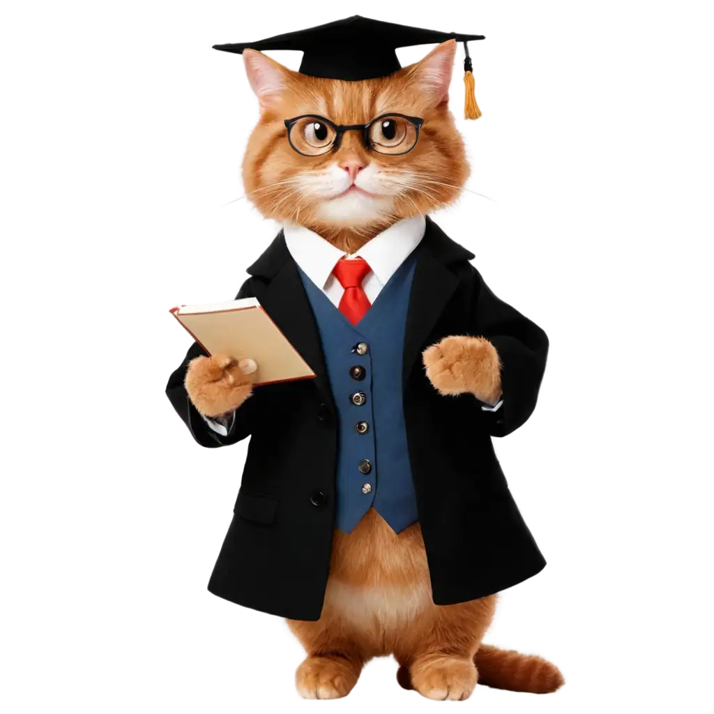 Cat-Professor-PNG-Creative-AI-Art-Prompt