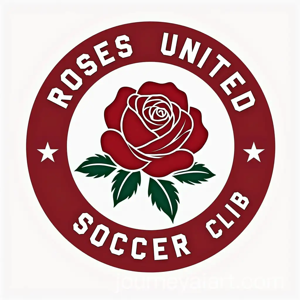 Soccer-Club-Logo-Design-Roses-United-Emblem