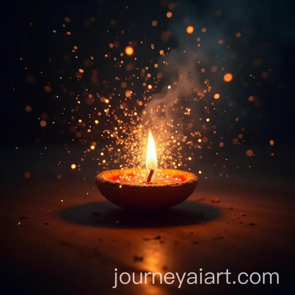 Realistic-Nighttime-Diwali-Fireworks-Display