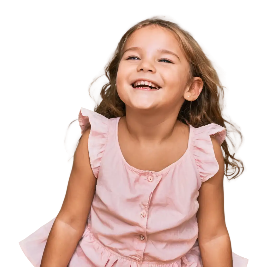 Delightful-PNG-Image-of-a-Little-Girl-Laughing-Perfect-for-Digital-Art-and-Design