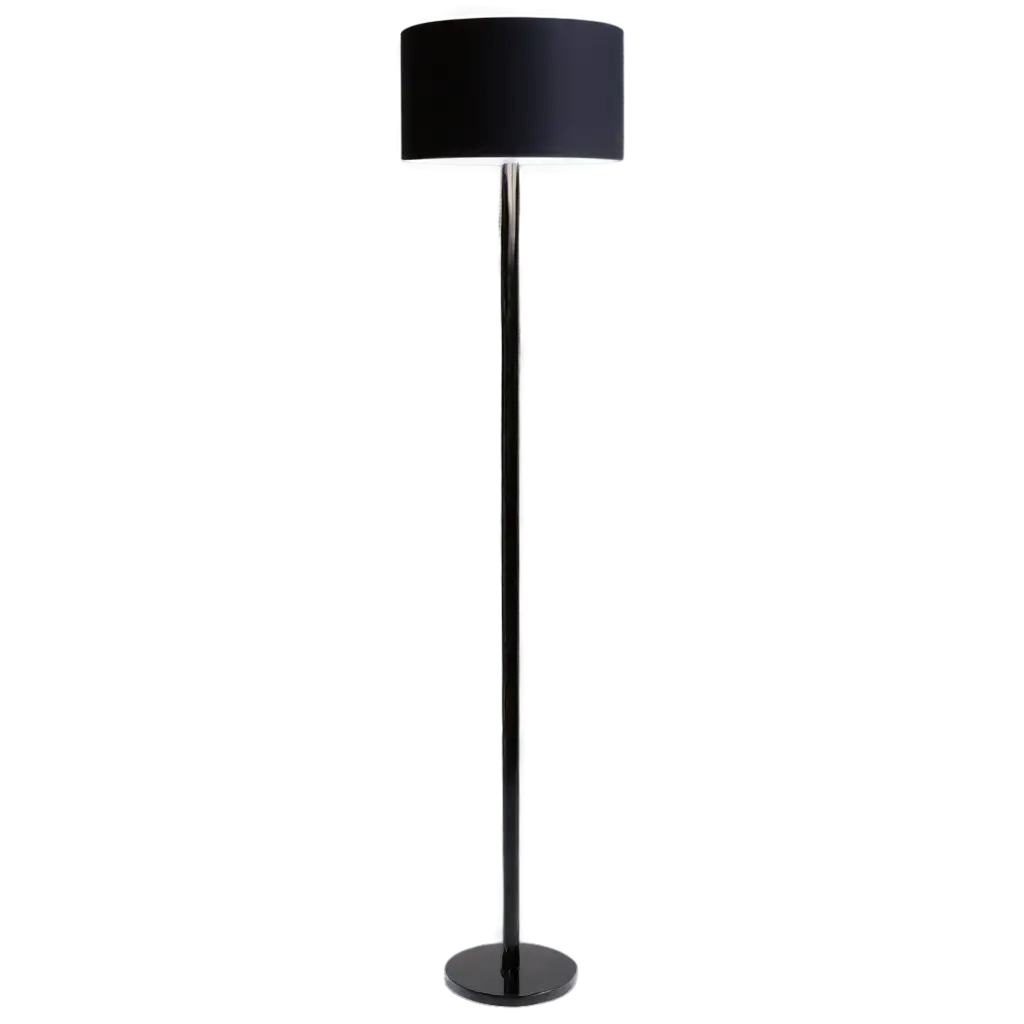 Contemporary-Vertical-Floor-Lamp-Design-PNG-with-Black-Lamp-and-Round-Shade-for-Home-Decor