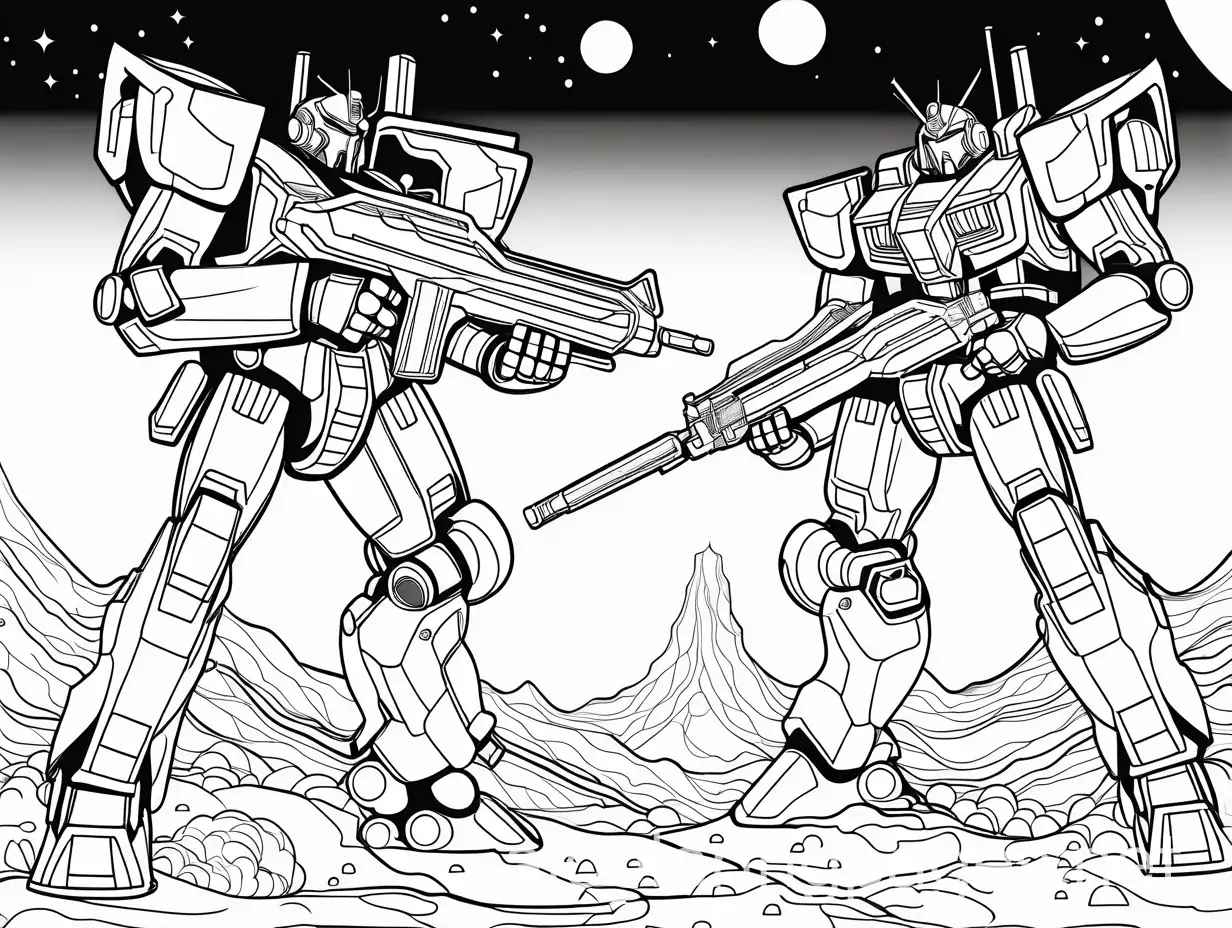 Giant-Mecha-Robots-Battling-in-Space