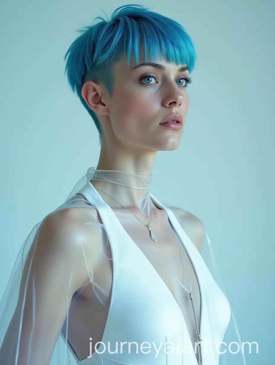Handsome-Man-in-Transparent-SciFi-Dress-with-Blue-Hair-and-Eyes
