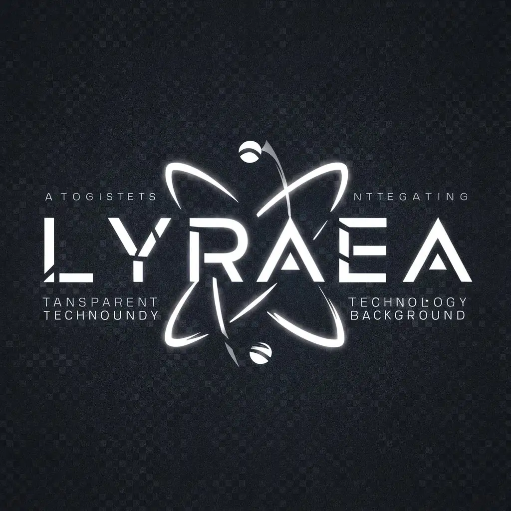 LOGO-Design-for-LYRAEA-FutureStyle-Atomic-Design-with-Minimalistic-Technology-Aesthetic