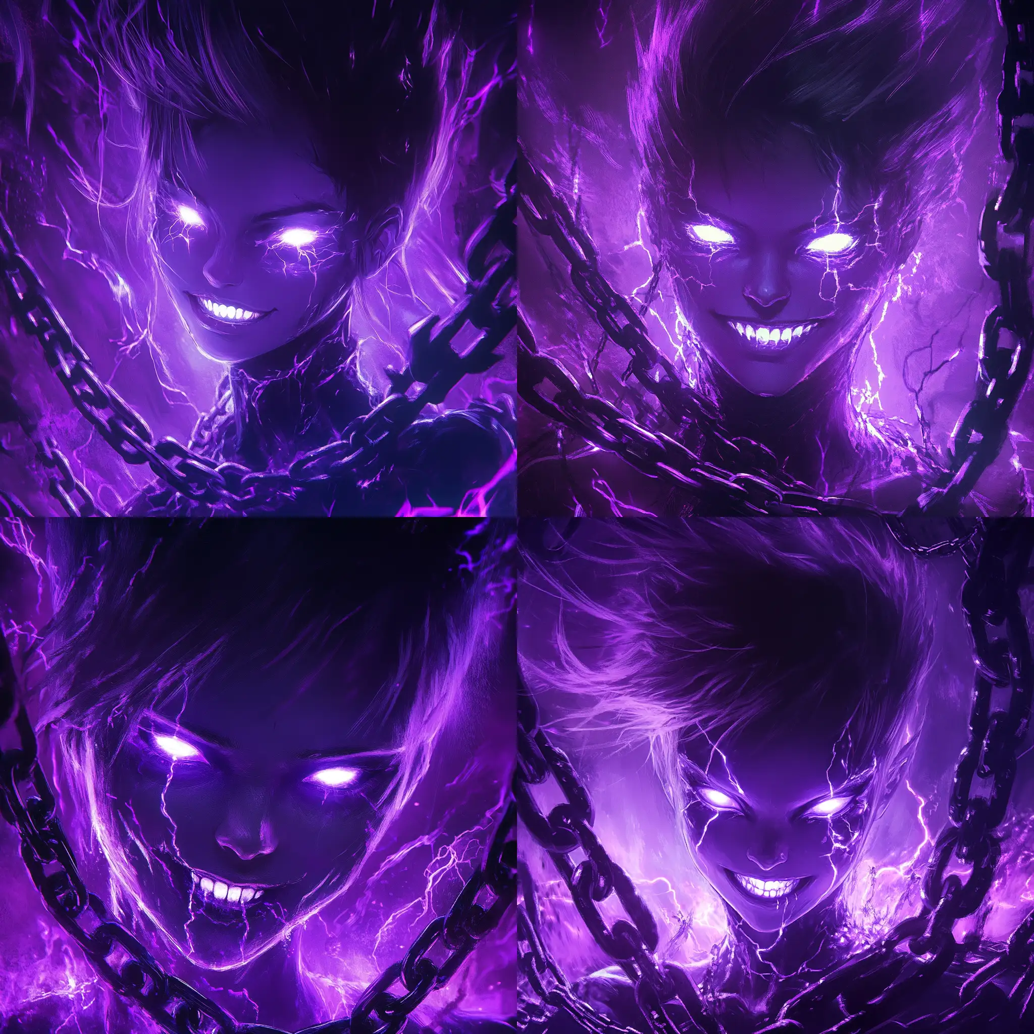 Mystical-Girl-with-Glowing-White-Eyes-Surrounded-by-Purple-Aura