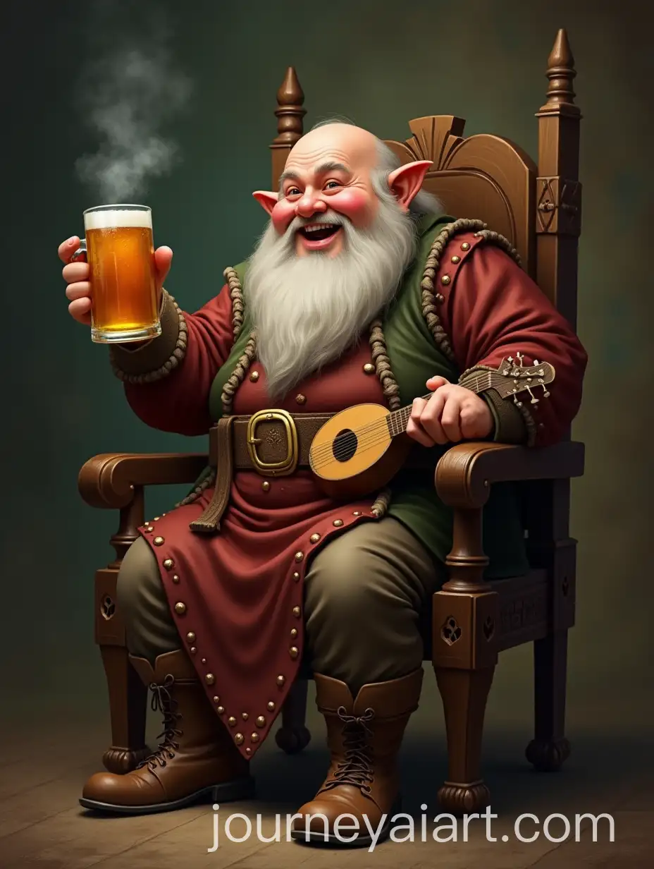 Fantasy-Dwarf-Cheers-with-Beer-and-Lute