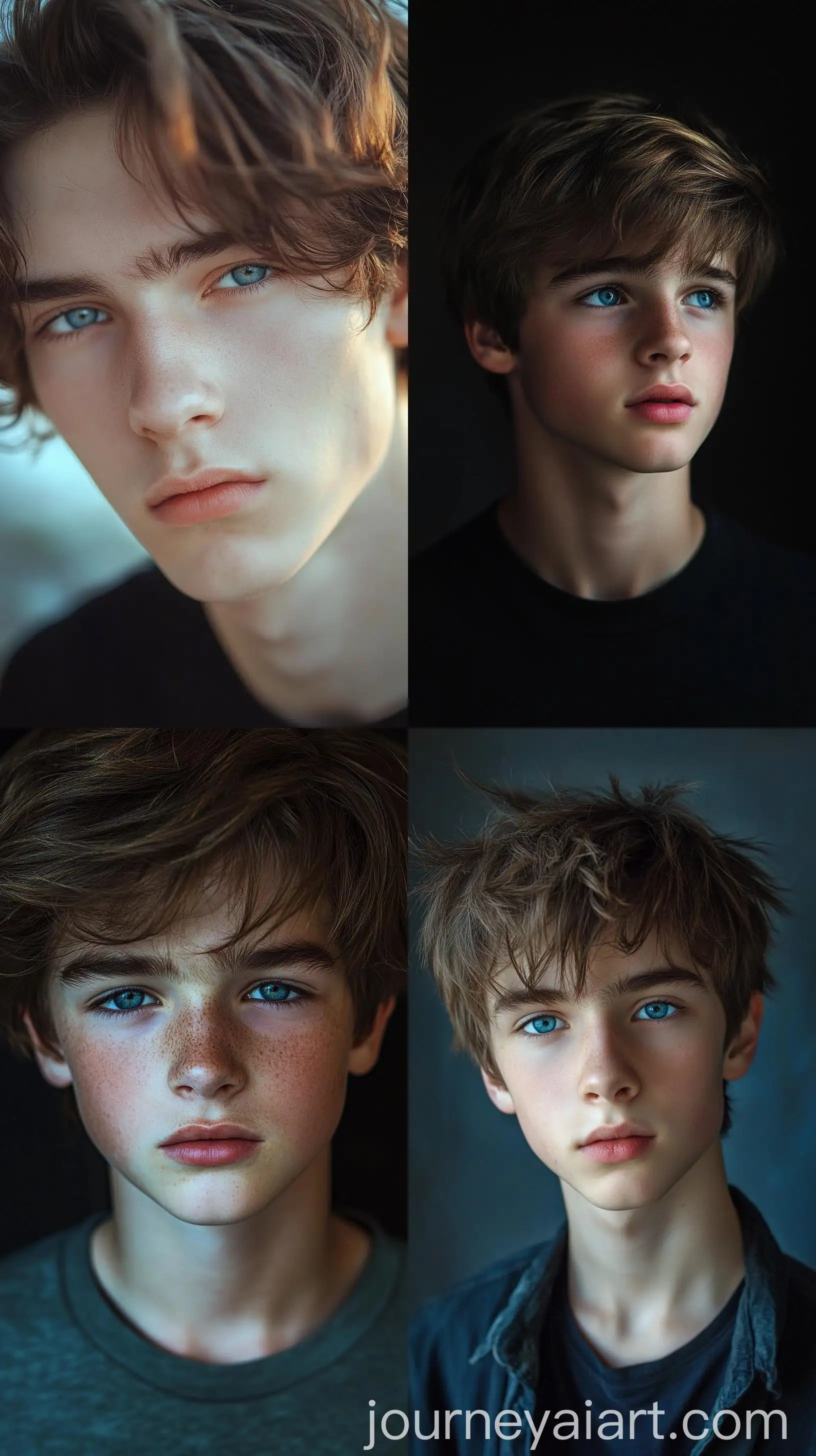 Handsome-Teenage-Boy-with-Brown-Hair-and-Blue-Eyes-Facing-Camera-in-Realistic-Portrait