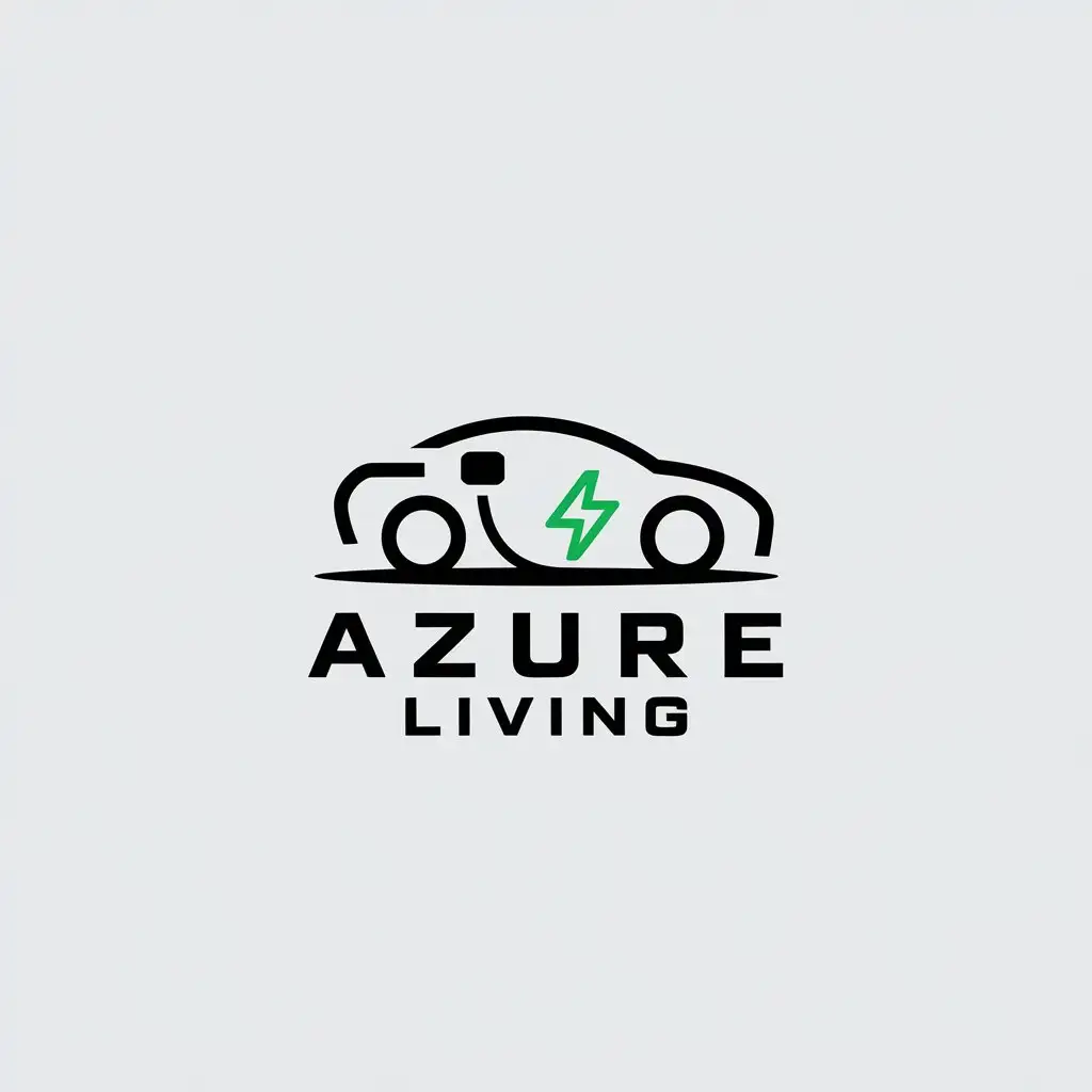 LOGO-Design-for-Azure-Living-Minimalist-Car-Charging-Symbol-for-Automotive-Industry