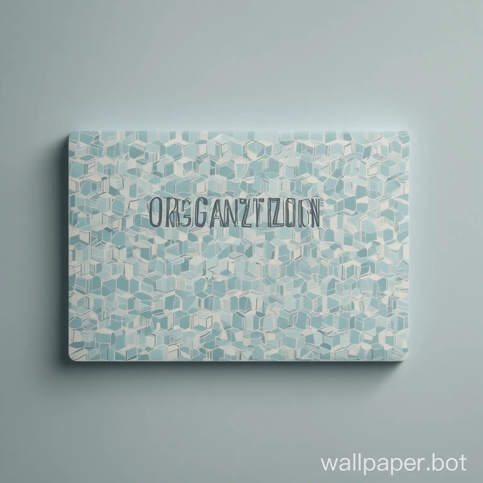 **Prompt for Designing a Wallpaper:**

Design a sleek and modern laptop wallpaper with the word "Organization" as the central focus. The background should be a harmonious blend of calming colors like soft blues and greys, creating a clean and professional look. Incorporate subtle geometric patterns or abstract shapes to add depth and interest without being too distracting. Use a sophisticated, sans-serif font for the word "Organization," and ensure it stands out clearly against the background. The overall design should evoke a sense of clarity and efficiency, perfect for boosting productivity and focus.