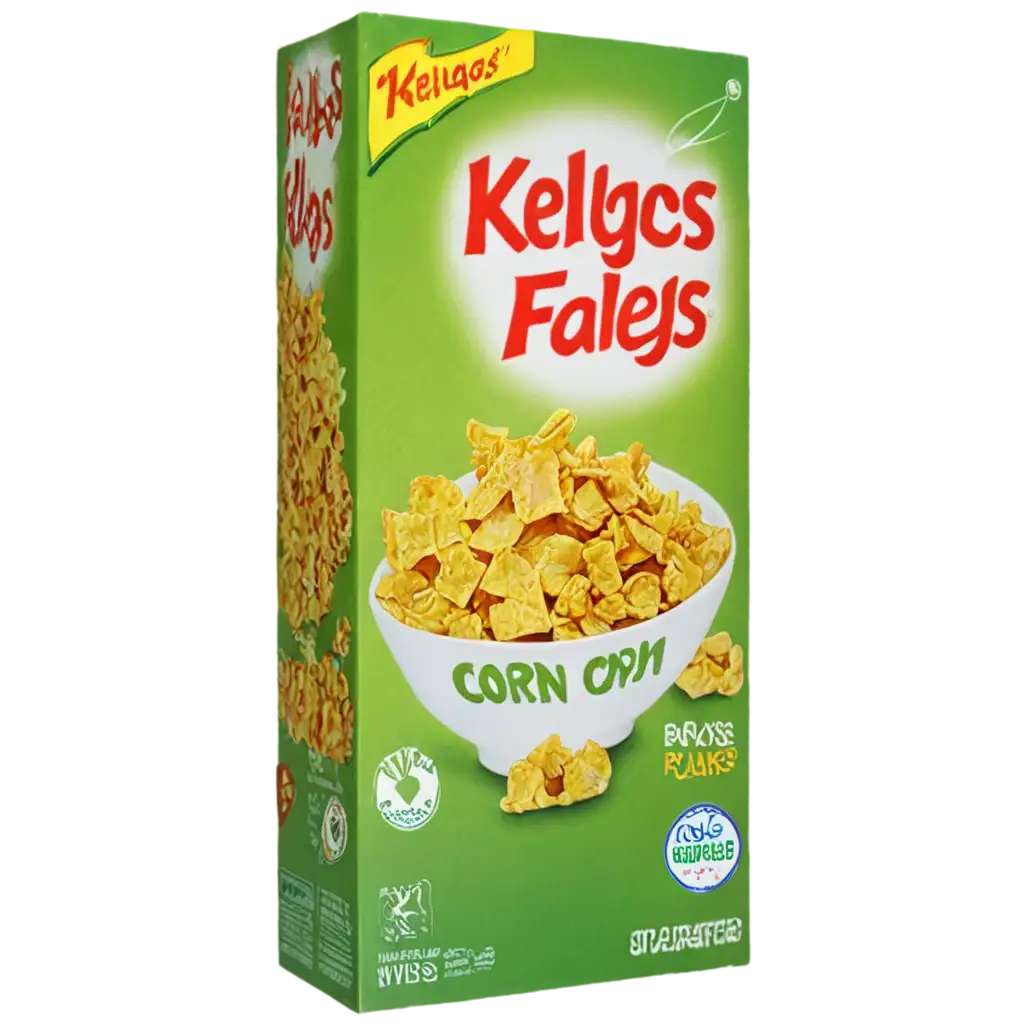 Kelloggs-Corn-Flakes-Box-PNG-Image-Freshness-and-Nostalgia-in-Digital-Format