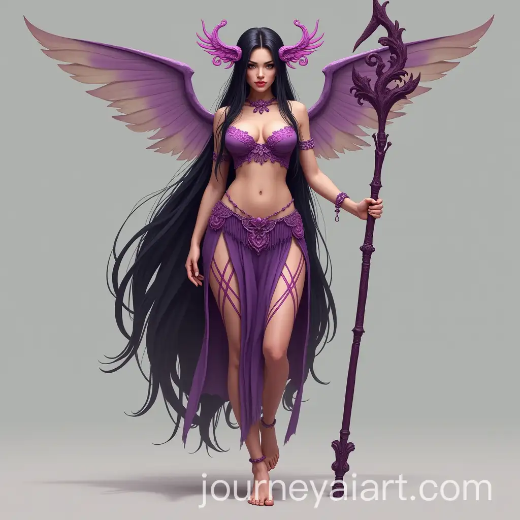 Fantasy-Elegance-Winged-CharacterAI-Image-Prompt-Expansion-with-Purple-Crop-Top-and-Staff