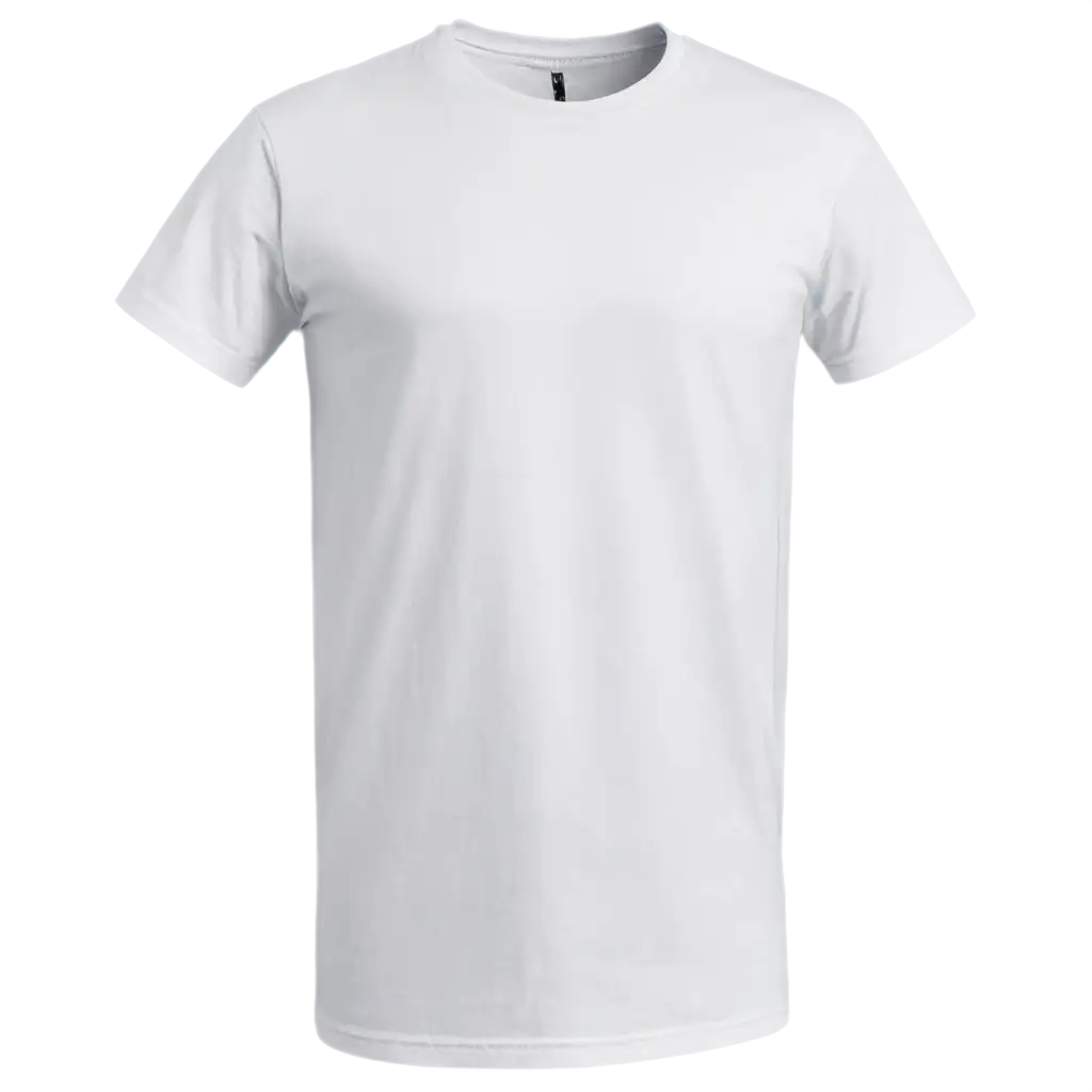 HighQuality-PNG-Image-of-a-White-TShirt-Front-Ideal-for-Versatile-Online-Use