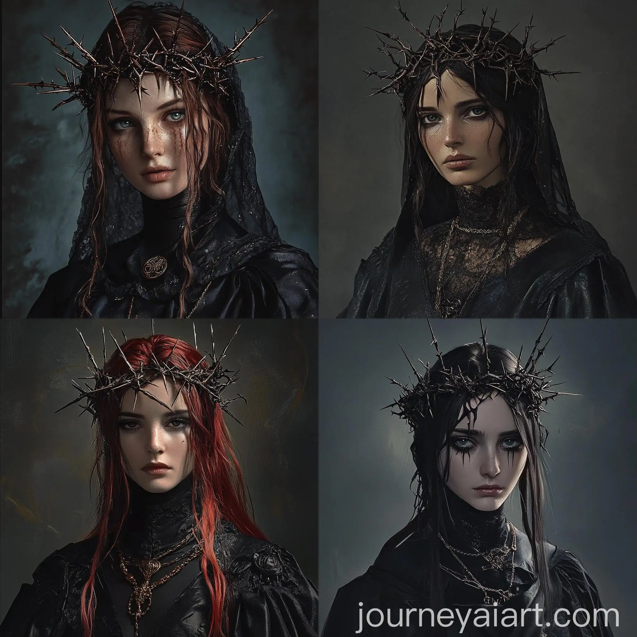 Woman-Wearing-Thorn-Crown