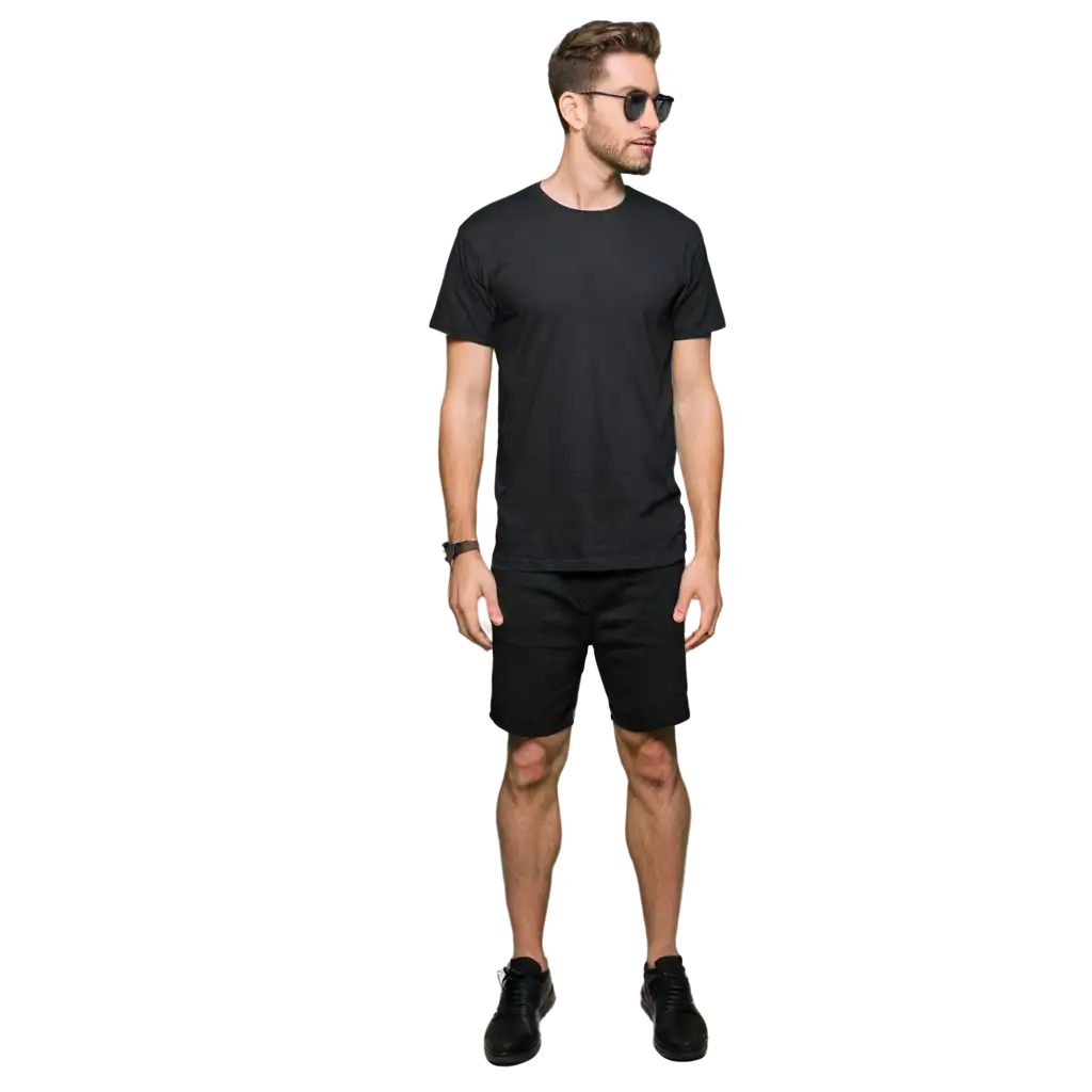 Dynamic-Black-TShirt-PNG-Image-Enhance-Your-Brand-with-HighQuality-Graphics