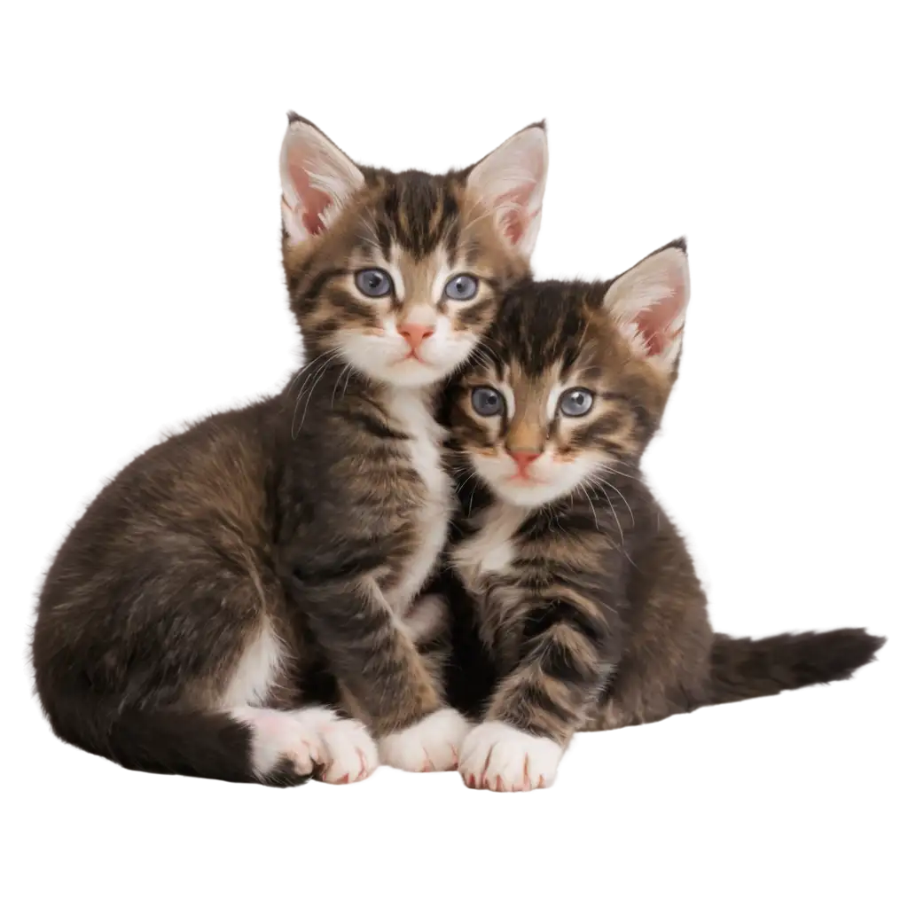 Cute-Kittens-Cuddling-PNG-Image-for-HighQuality-Versatile-Design-Projects