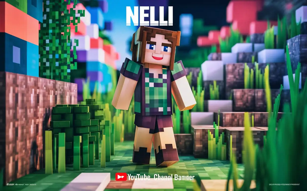 Exploring-Minecraft-Adventures-with-Nelli-Blocky-Builds-and-Pixelated-Quests