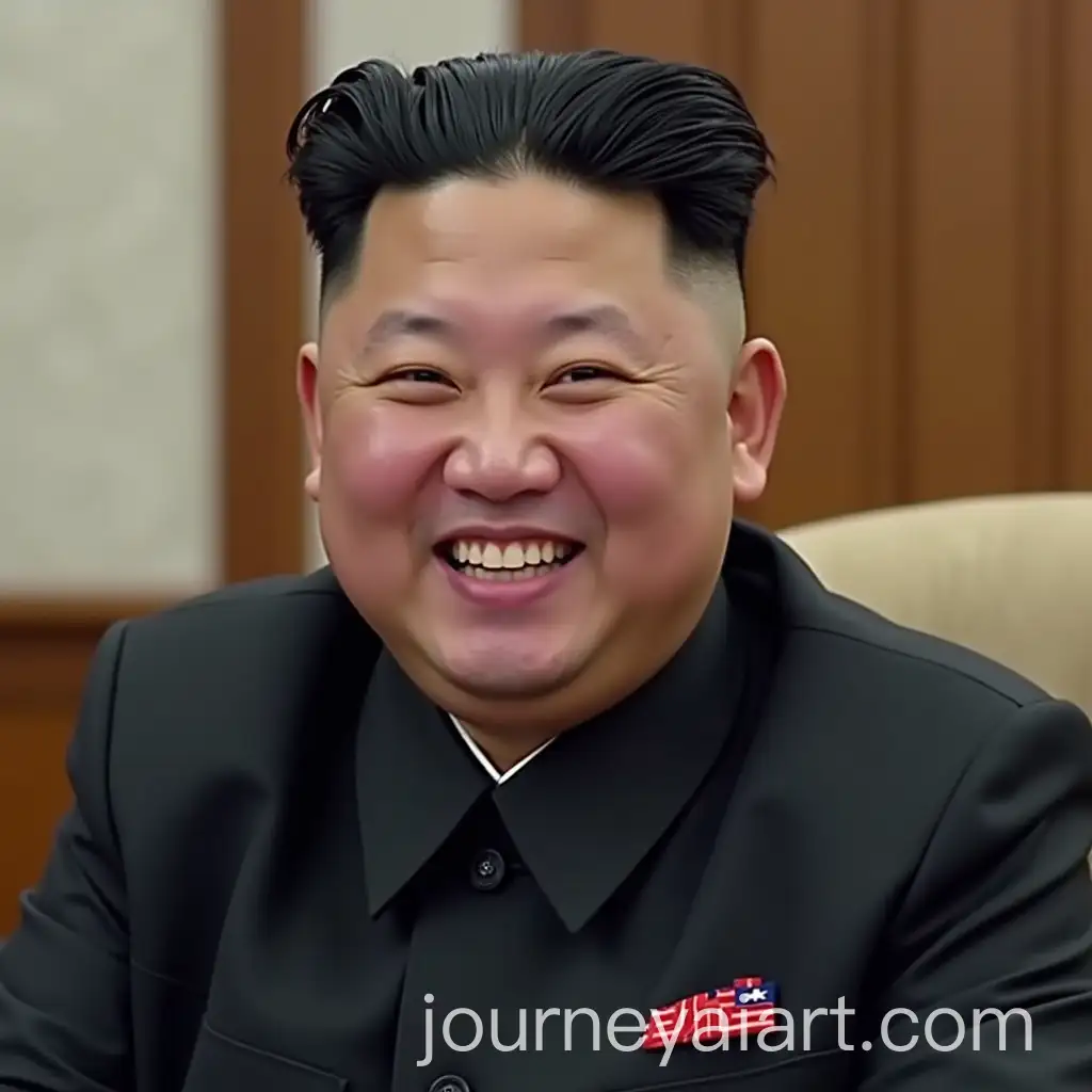 Kim-Jong-Un-Smiling-Portrait-with-Confident-Expression