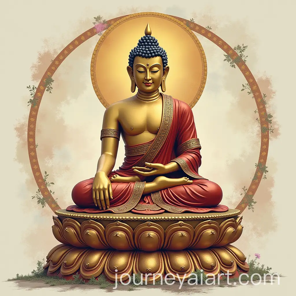 Serene-Buddha-Statue-in-Tranquil-Setting