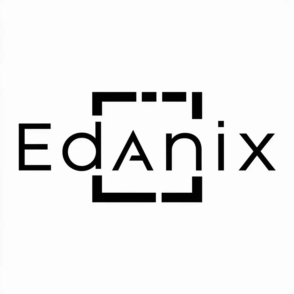 LOGO Design for Edanix Square Shape with Moderate Style and Clear Background