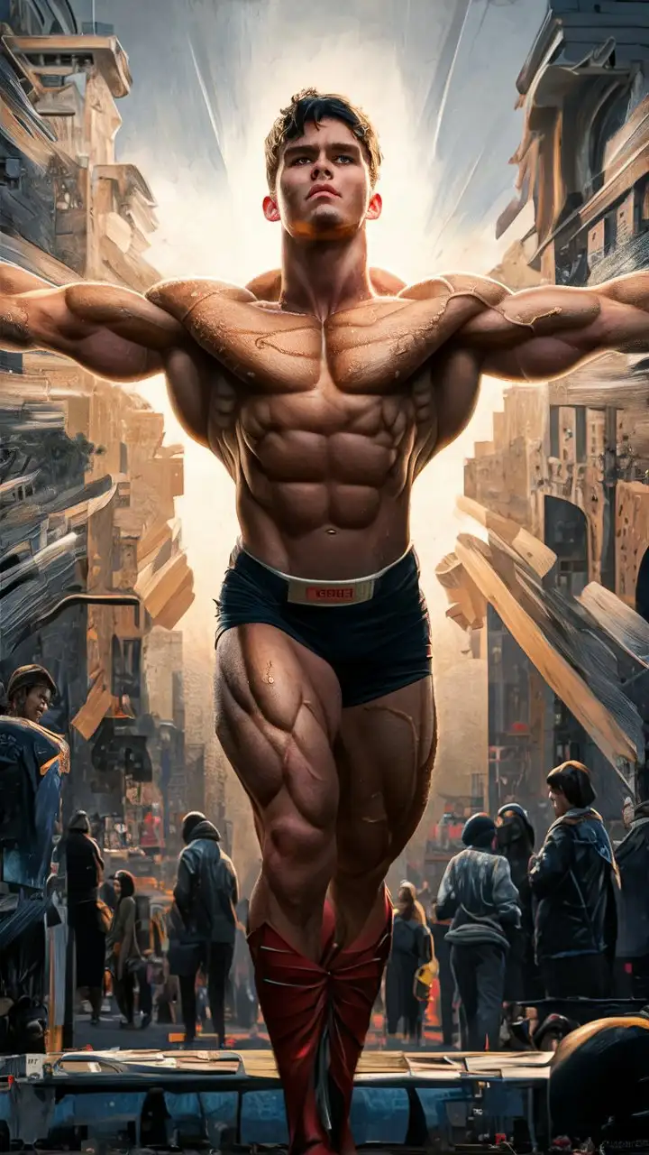 19YearOld-Superhuman-Muscle-Man-Using-His-Powers-for-Good