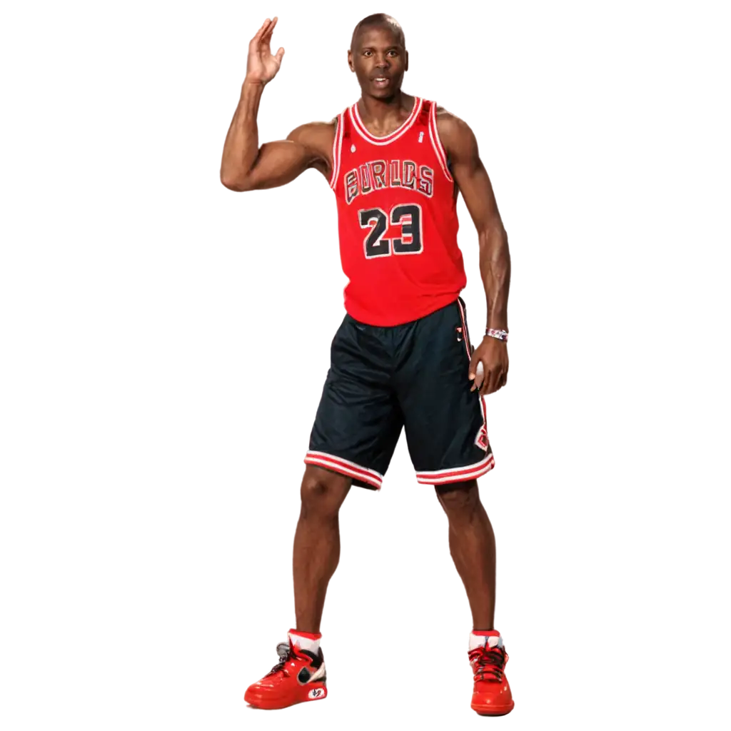 michael jordan standing