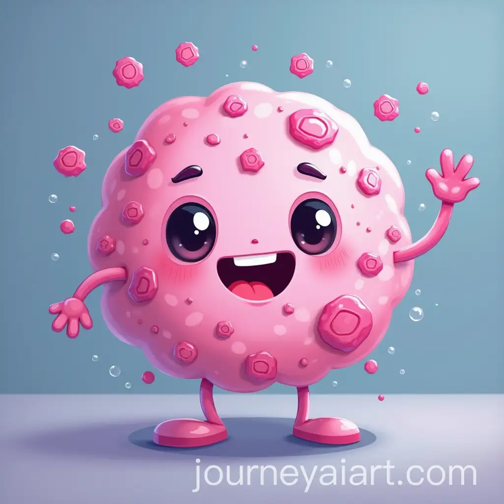 Humorous-Cartoon-Cell-Tissue-Character-for-Kids