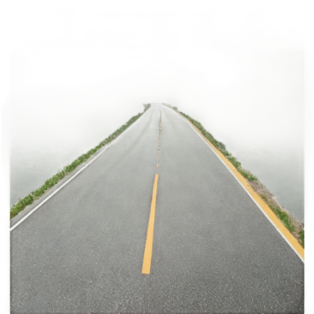 horizontal road