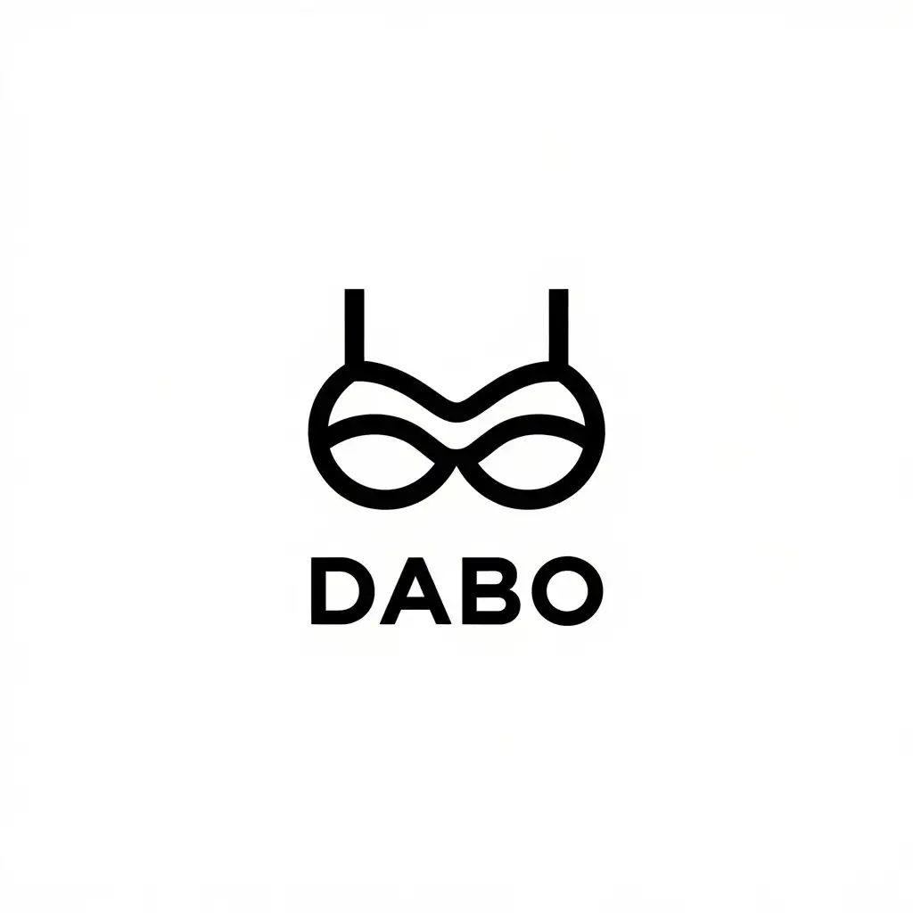 LOGO-Design-for-DABO-Minimalistic-Bra-Symbol-for-the-Technology-Industry