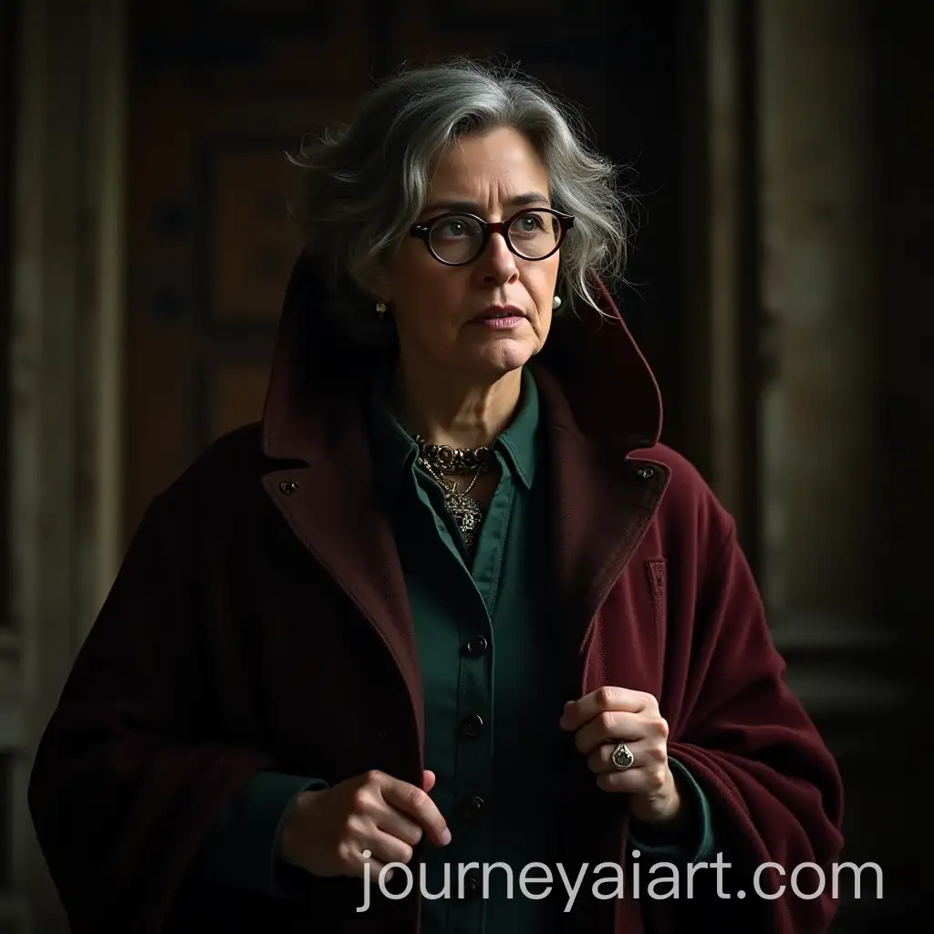 Anya-Chalotra-Portrayed-as-Sybill-Trelawney-from-Harry-Potter