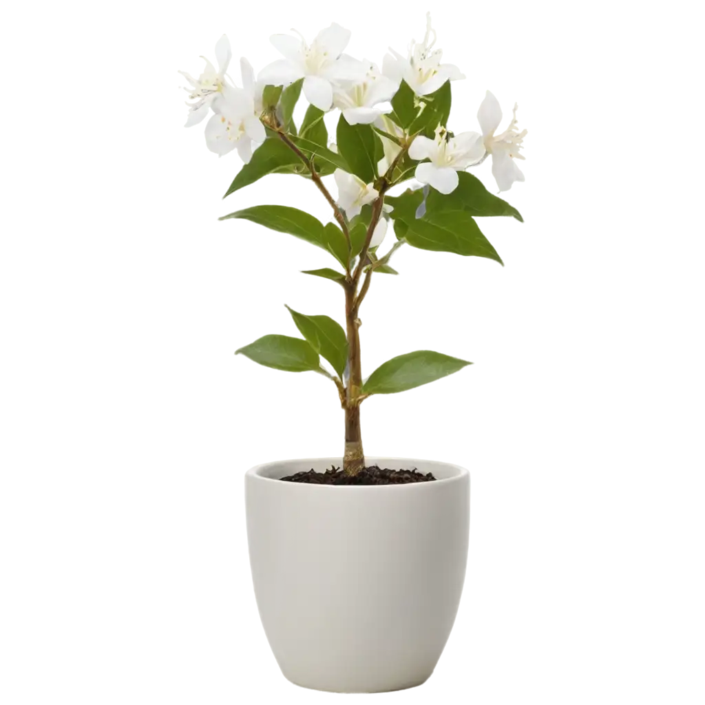 Jasmine-Flower-Plant-Pot-PNG-A-HighQuality-Image-for-Your-Creative-Needs