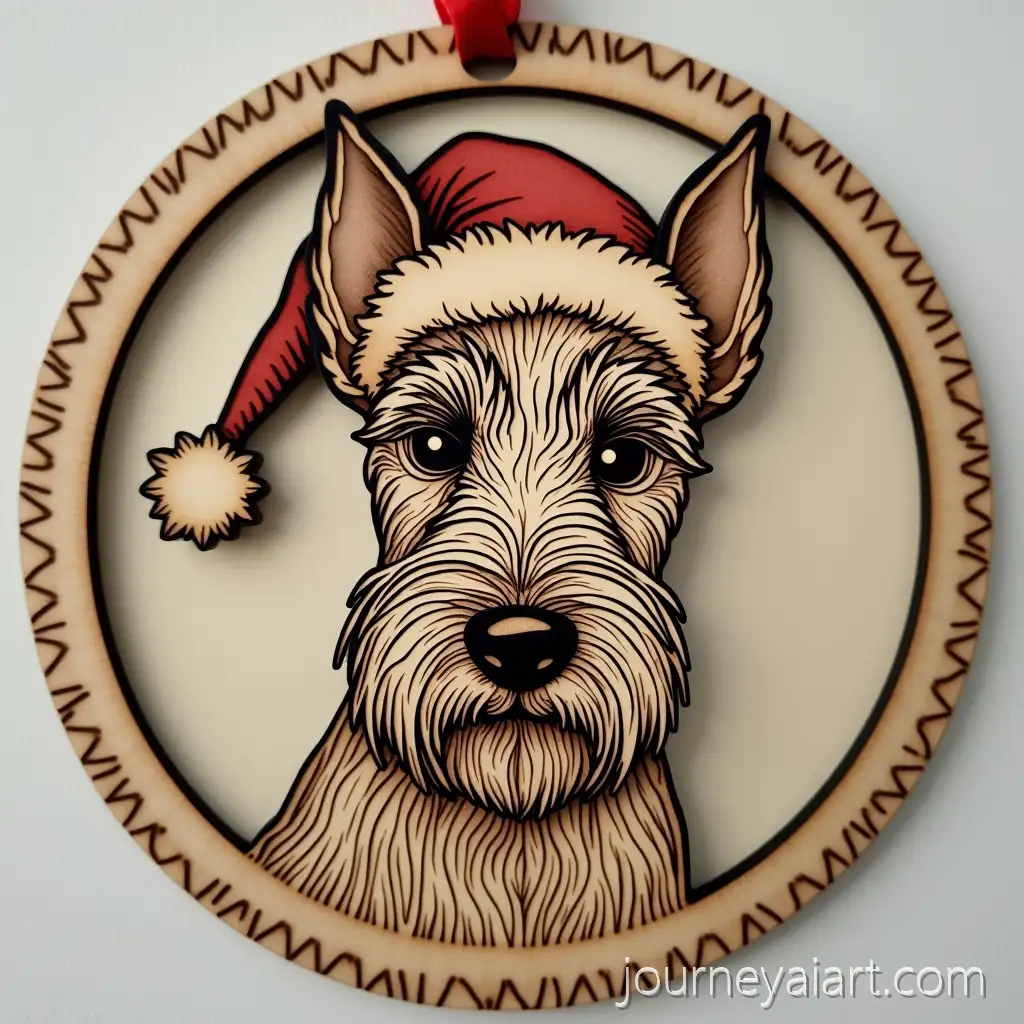 Laser-Cut-Christmas-Bauble-DesignScottish-terrier-christmas-bauble-Featuring-a-Scottish-Terrier-with-Santa-Hat