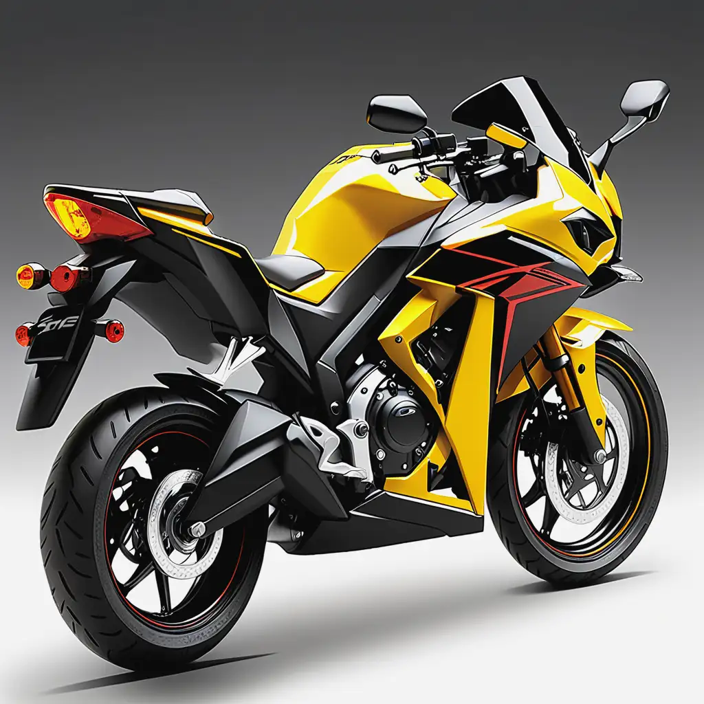 Stylish-Honda-CBR500R-with-LED-Lights-and-Distinct-Yellow-and-Black-Design