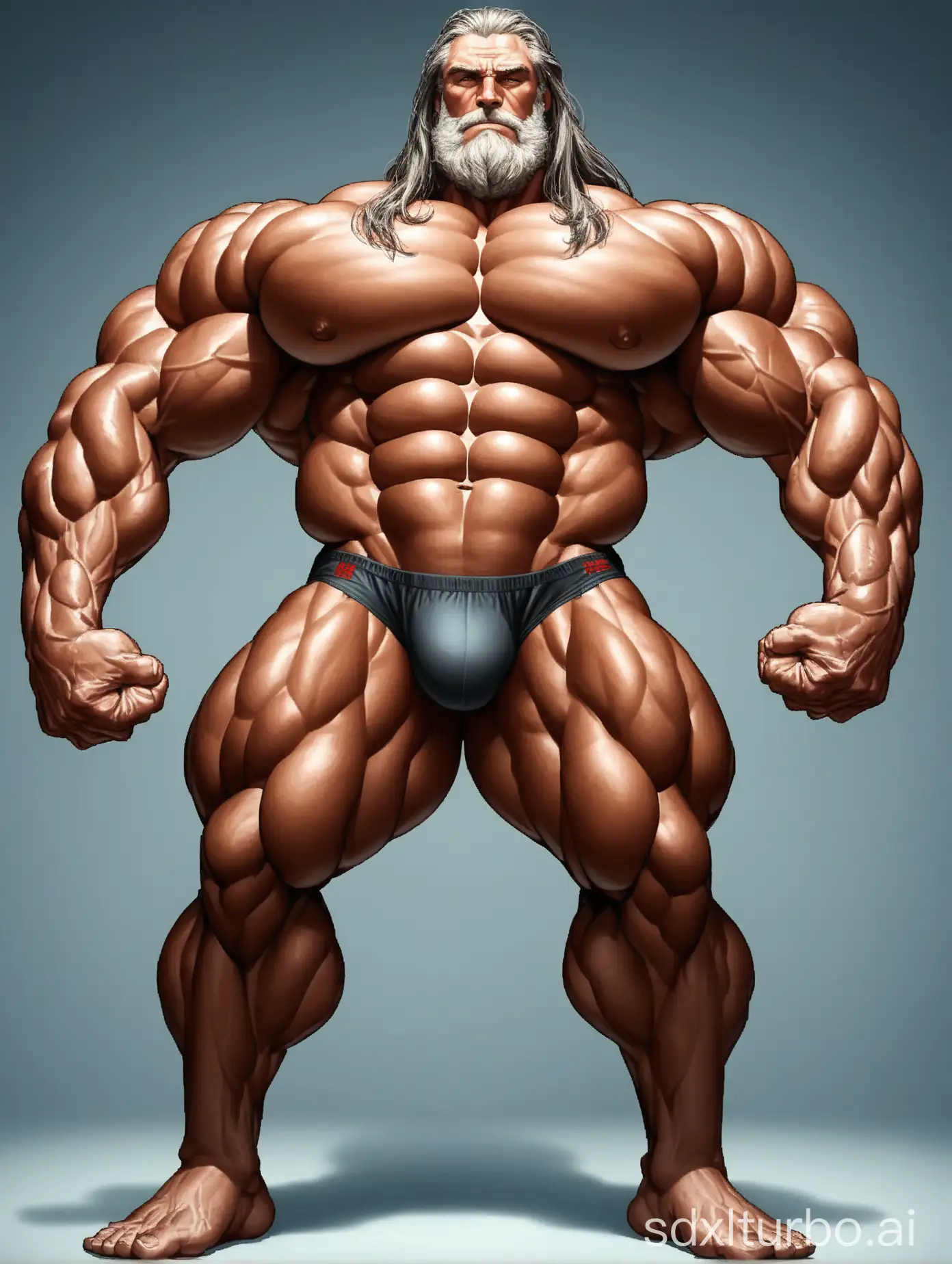 Imposing-Giant-Man-with-Muscular-Build-Showcasing-Strength