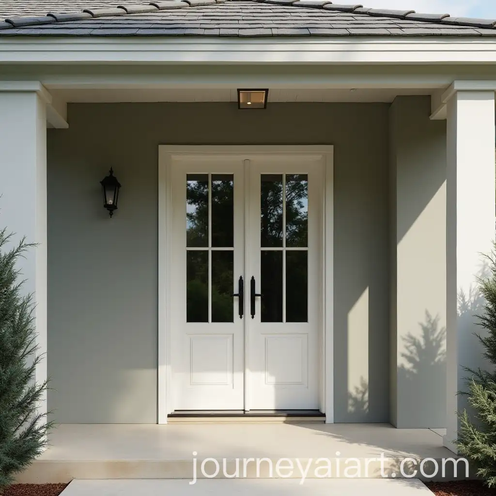 Modern-House-Front-PorchAI-Image-Prompt-Expansion-with-Flat-Roof-and-Georgian-Bar-Grids