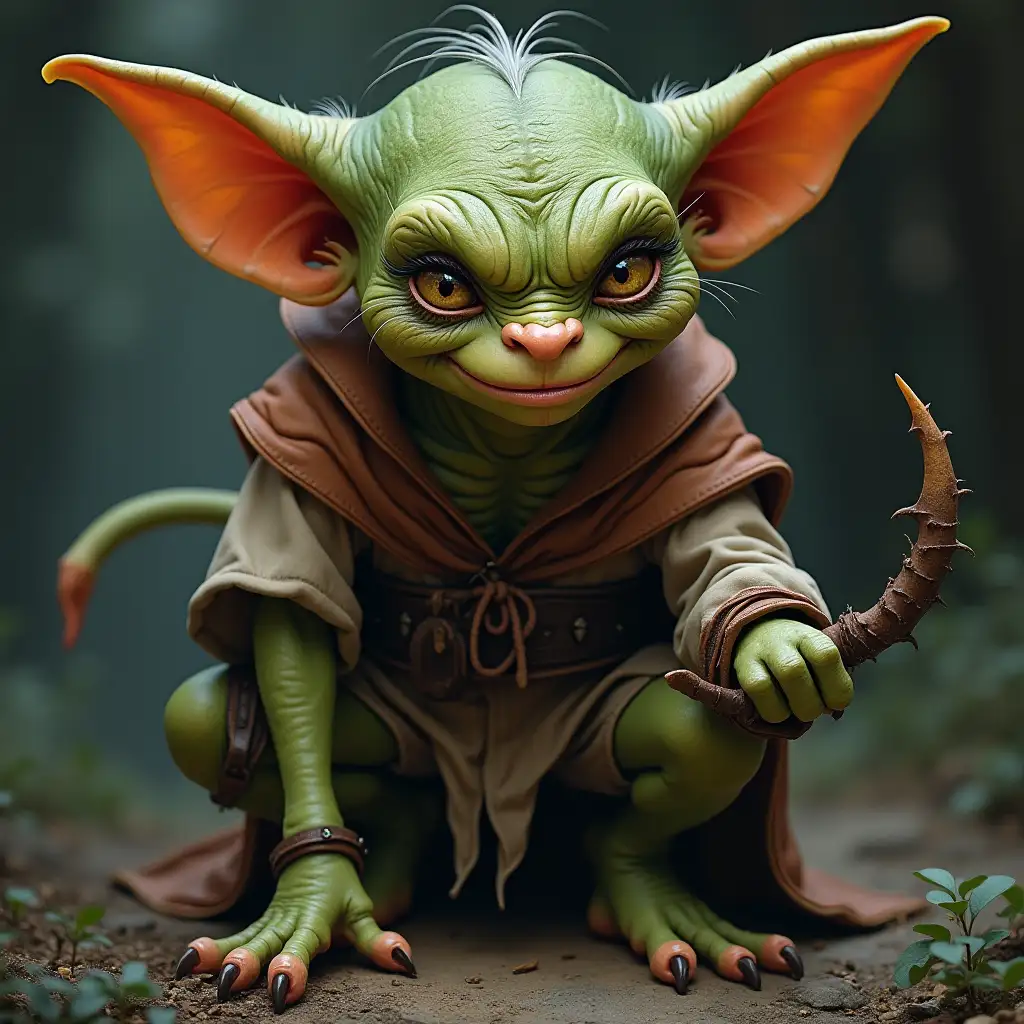 Fantasy-Goblin-in-a-Dark-Forest