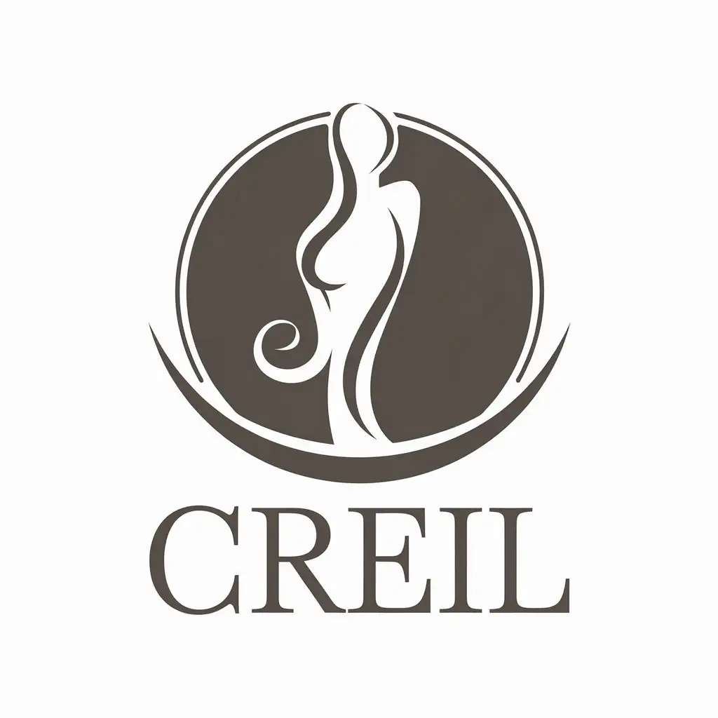 LOGO-Design-for-CREIL-Elegant-Female-Symbol-for-Beauty-Spa-Industry-with-Clear-Background