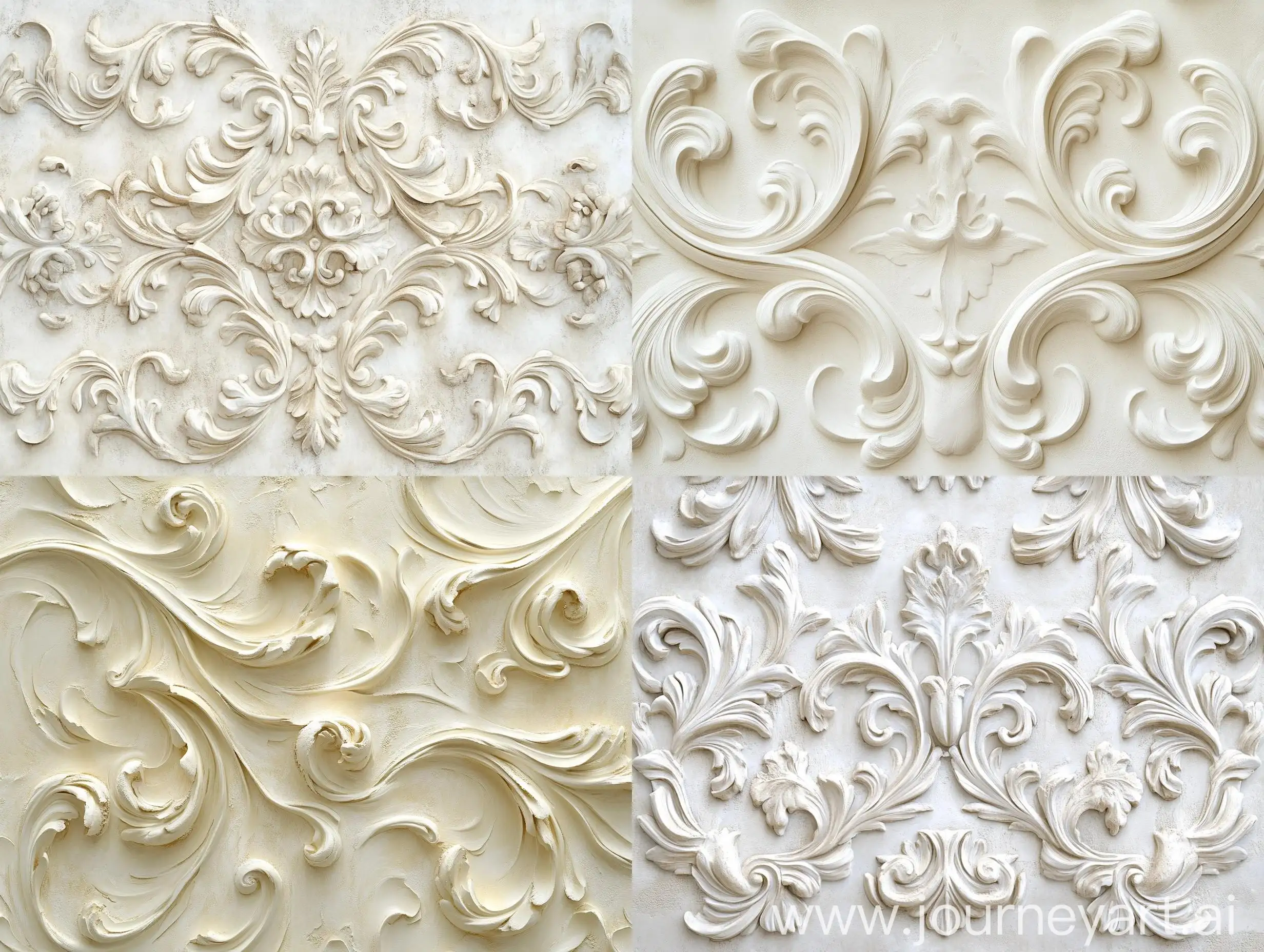 Abstract-Renaissance-Style-Ivory-Stucco-Pattern