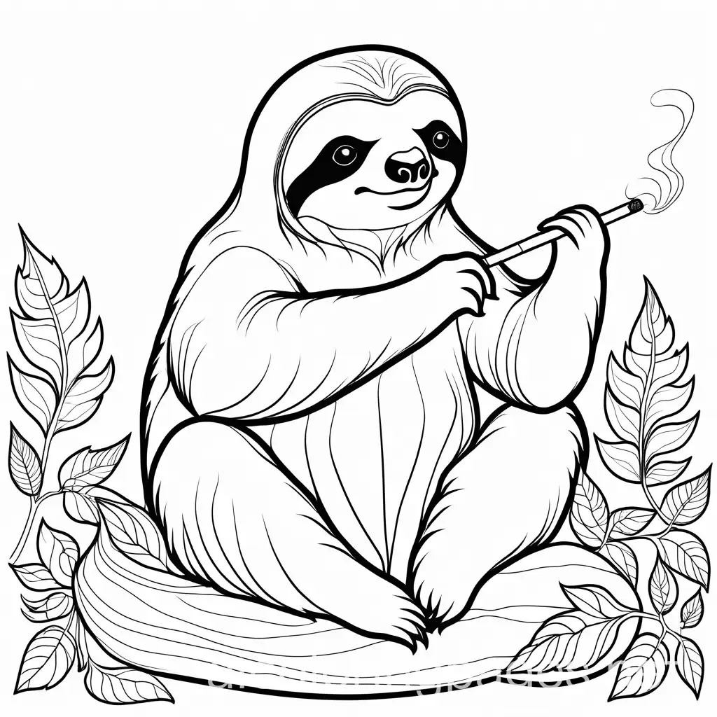 Playful-Sloth-Enjoying-a-Relaxing-Moment