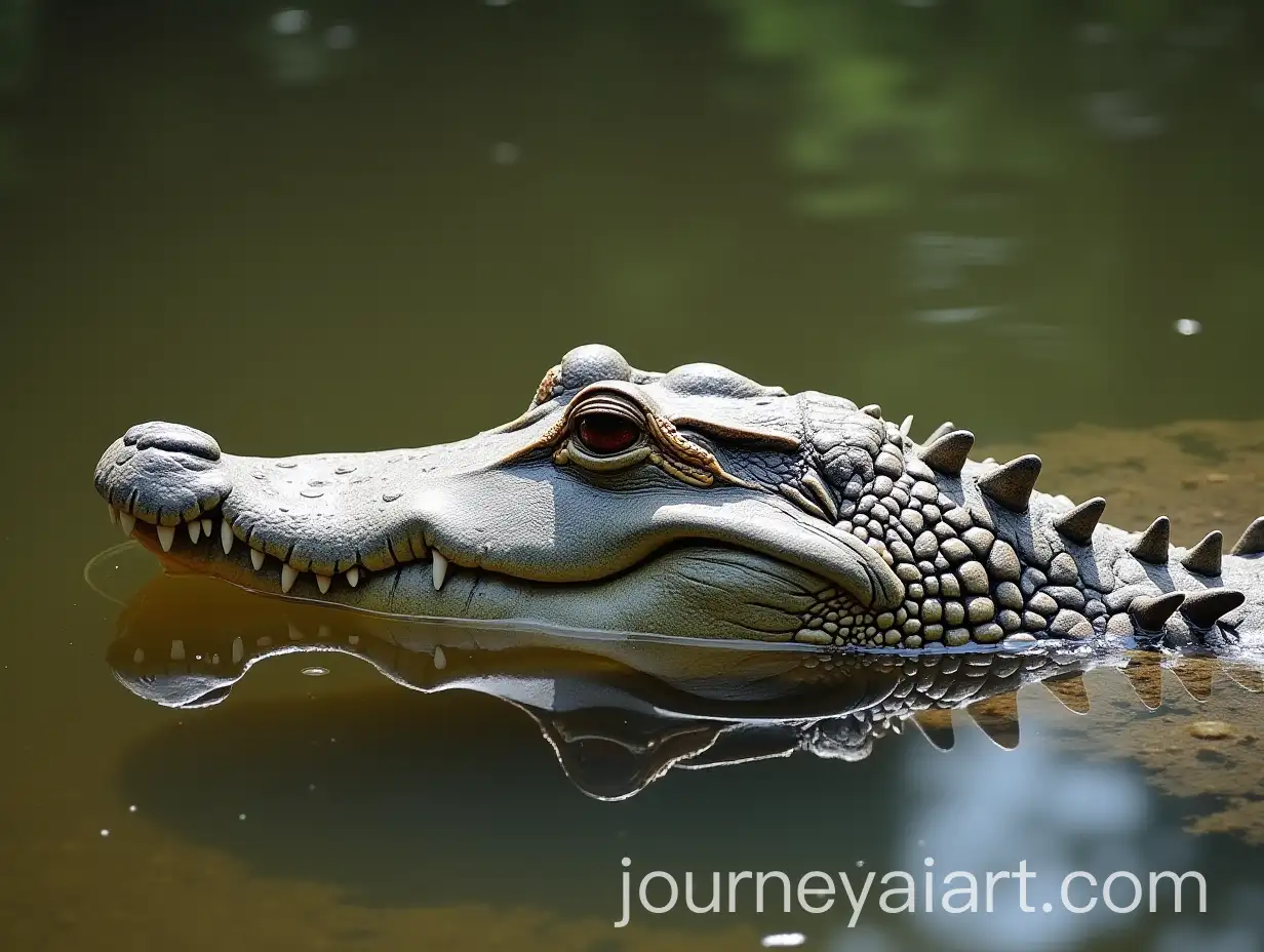 Philippine-Crocodile-in-Natural-Habitat