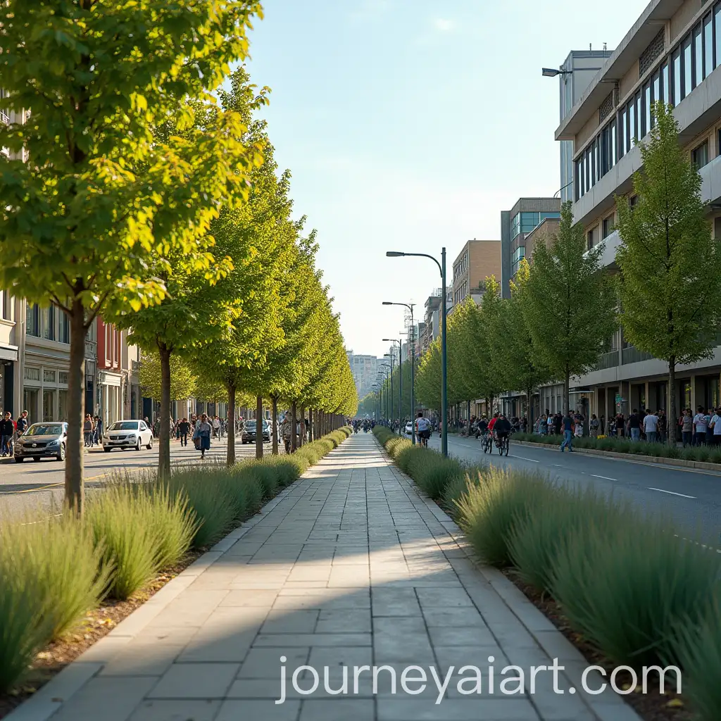 Vibrant-Ecological-City-with-Bike-Lanes-and-Joyful-Chilean-Community