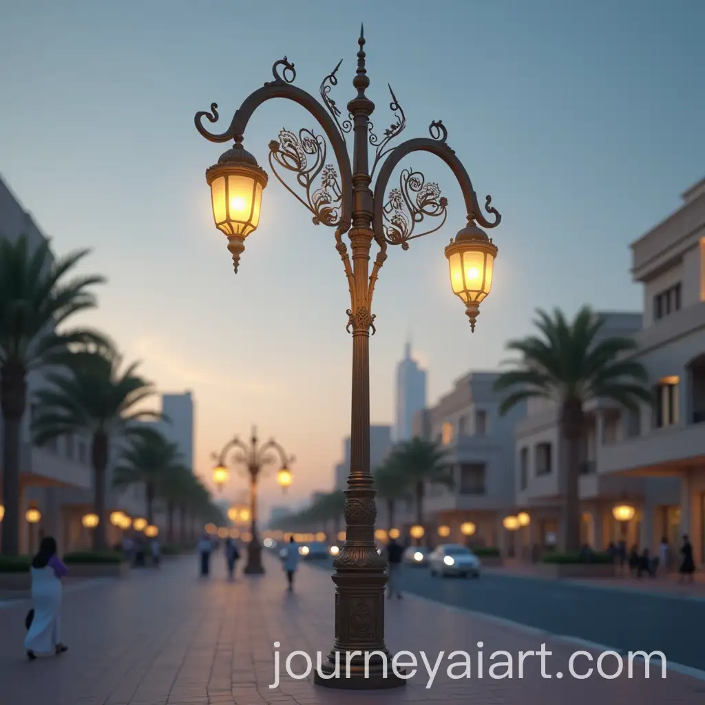 Innovative-Street-Lamp-Design-Featuring-Dubai-Motifs