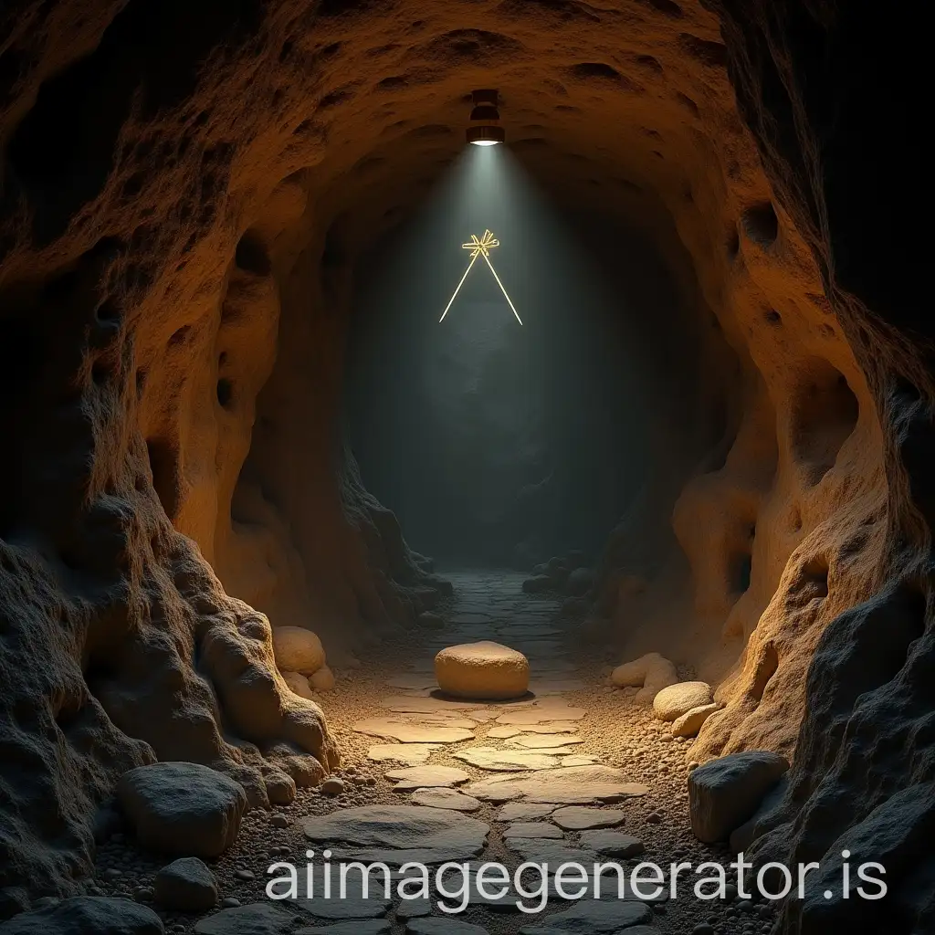 Stone-Age-Cave-with-Freemason-Symbols